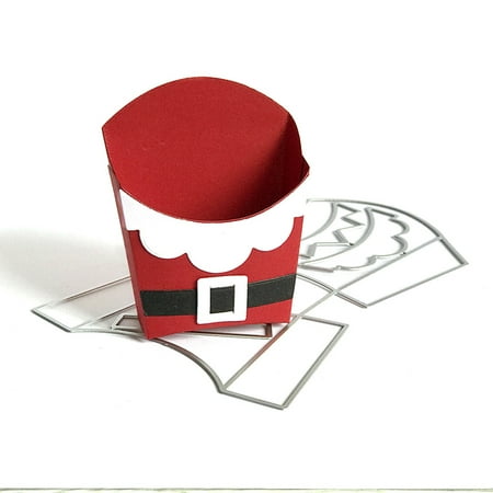 

Christmas Popcorn Box Metal Cutting Dies Stencil DIY Scrapbooking Album Paper Card Template Mold Embossing Craft