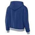 thumbnail image 3 of Women's WEAR by Erin Andrews Blue Tampa Bay Lightning Lace-Up Pullover Hoodie, 3 of 3