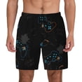 thumbnail image 2 of Goofa Game Time Printed Men's Swim Trunks Board Shorts Quick Dry Mens Swimming Trunks with Compression Liner,Breathable Fit Hawaii Beach Shorts-Medium, 2 of 9