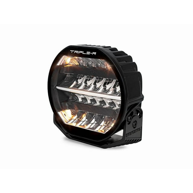 Triple-R Light Lampe de Conduite/buée 0S9-US-PL-WM Lampe de Conduite/buée; Sentinel; Ampoule LED; 20 Ampoules LED Premium à Haute Puissance; 9 Pouces Rondes; Consommation de 87 Watts 8.1 Ampères à 14.4 Volts; Faisceau Combo