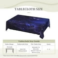 thumbnail image 3 of Galaxy Universe Rectangle Tablecloth Starry Night Table Cloth for Kitchen Dining Sky Stars Tablecloths Deep Outer Space Table Cover Decor for Party Patio 60 x 84 Inch, 3 of 7