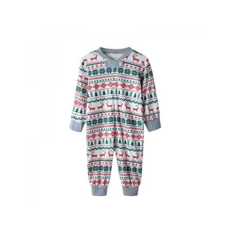 

Christmas Family Matching Pajamas Sets Floral Home Cotton Soft Loungewear