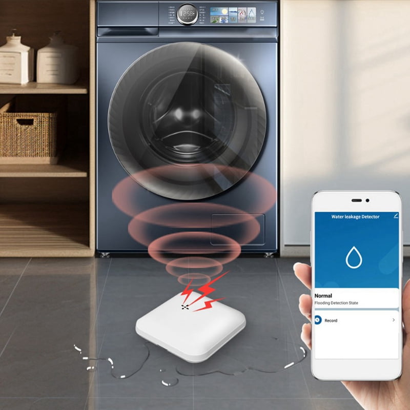 Tuya ZigBee Water Leak Sensor Smart Water Leak & Flood Detector WiFi Water Leak Sensor Smart Notification App