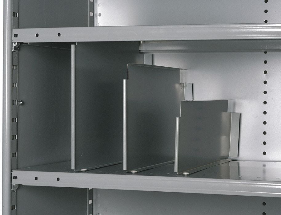 Hallowell Shelf Divider,12inx9inx12in,Steel,PK12 5240120912HG