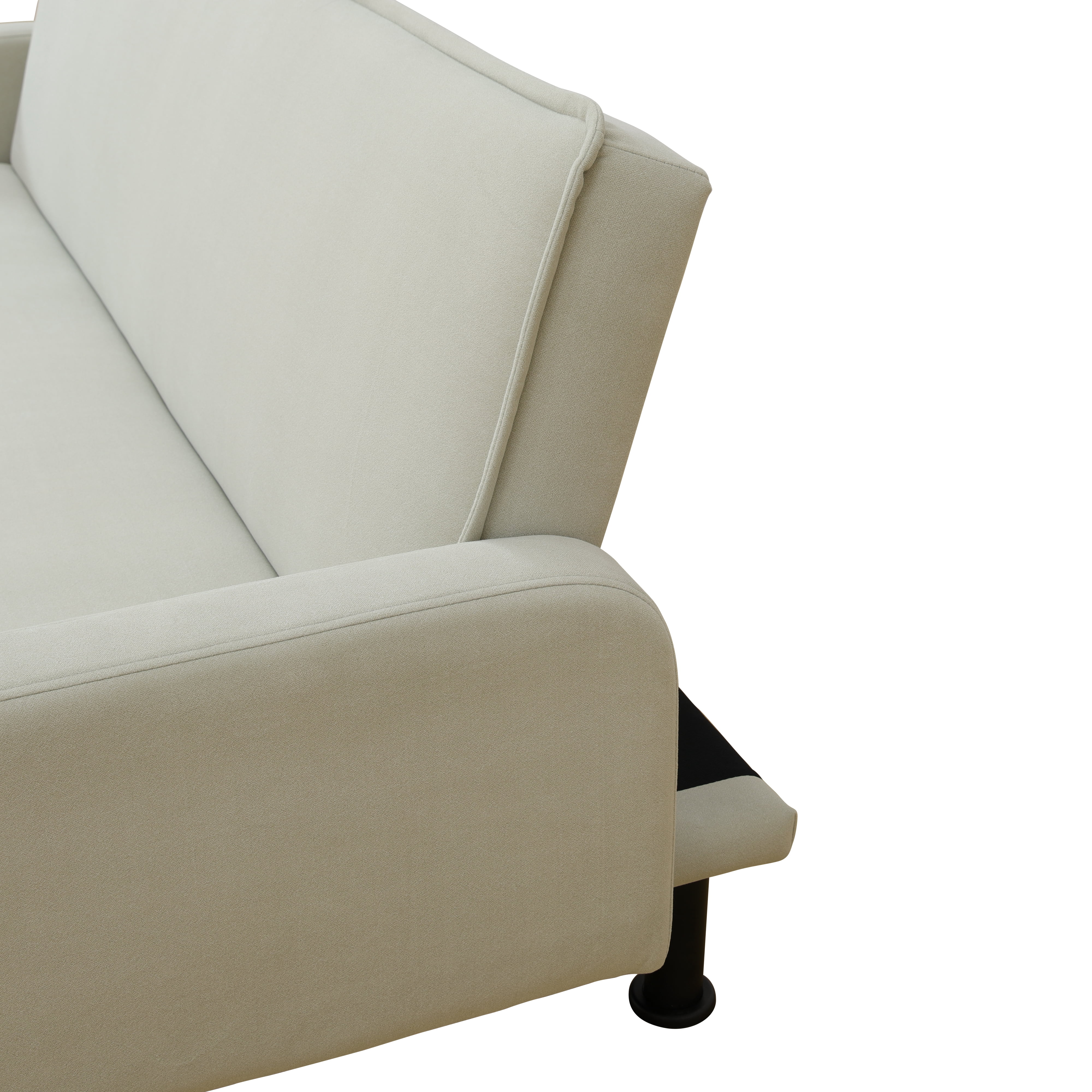 MAYEERTY 77.5in Light Gray Calico Loveseat, 1-Piece Modern Upholstered Sofa Couch, Calico Fabric Living Room Furniture for Home Apartment Bedroom