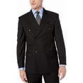 thumbnail image 2 of Adam Baker Designed, Men's 2-Piece Double Breasted Suit - Black - 56R, 2 of 5