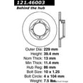 thumbnail image 3 of Centric Brake Rotor, #121-46003 Fits select: 1986-1987 HYUNDAI EXCEL, 1979-1983 DODGE COLT, 3 of 4