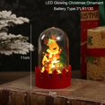 thumbnail image 1 of Navidad muñeco de nieve Santa globo aerostático micropaisaje ornamento con luz LED decoración navideña para el hogar Año Nuevo 2024 Navidad xuanjing unisex, 1 of 2