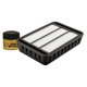 thumbnail image 1 of Kit De Filtro de Aire y Filtro de Aceite Sintético 2 PIEZAS Compatible con Mitsubishi Outlander L4 2.4L DE 2008 A 2010, 1 of 3