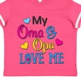 thumbnail image 4 of Inktastic My Oma and Opa Love Me with Hearts Boys or Girls Toddler T-Shirt, 4 of 5