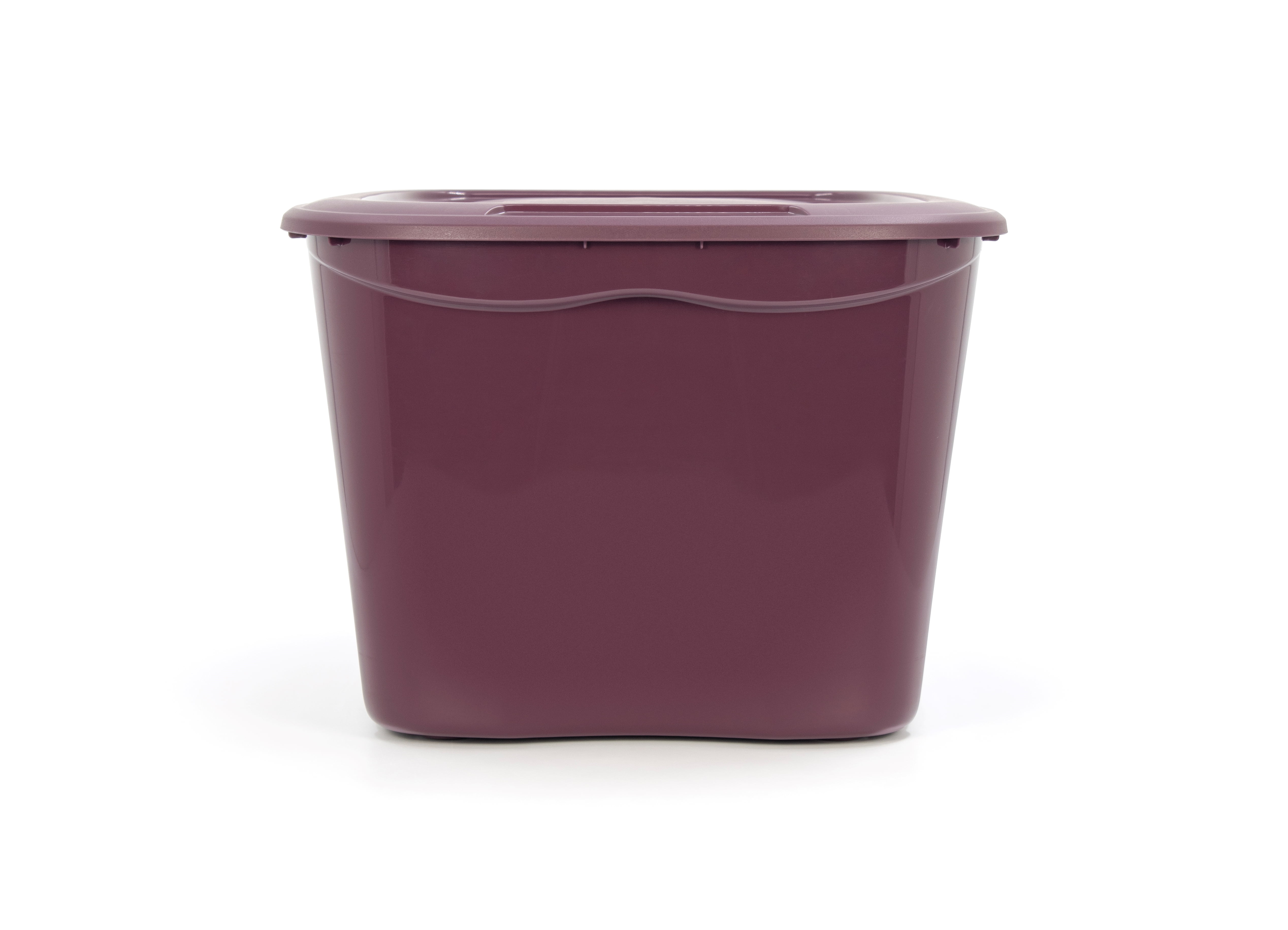 Marque Tuffstore Capacité de 63L (16,6 gal), Gamme Utilitaire, Fourre-tout de Rangement en Aubergine Capacité de 63 l (16,6 gal), gamme utilitaire