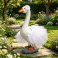 thumbnail image 2 of Lzobxe Porch Goose Clothes, Yard Decor Set for Cement or Plastic Geese and Ducks, Goose Clothes for Easter Summer Fall Halloween Christmas Patio Lawn, 2 of 8