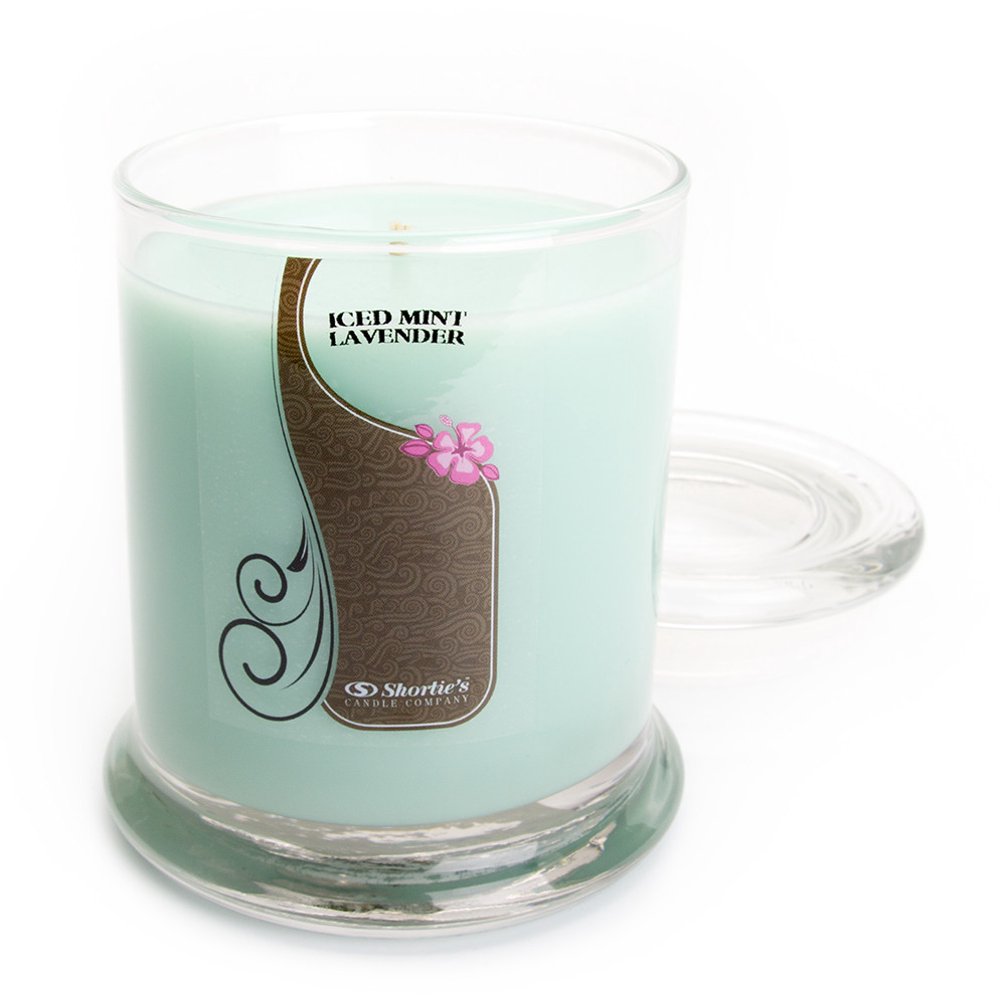 Iced Mint Lavender Candle Medium Mint 10 Oz. Highly Scented Jar