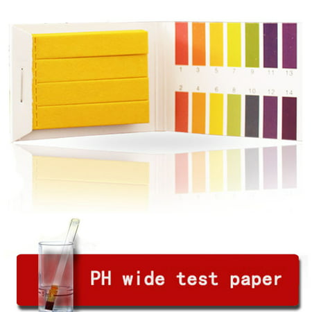Jeobest 80PCS Per Pack PH Indicator Test Strip 1-14 Laboratory Paper Litmus Tester Urine Saliva