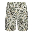 thumbnail image 6 of Naloa Skull with Cash Men's Beach Shorts, Surfing shorts, Swim trunks, Quick Dry Swim Trunks for Surfing Beach Fun - XX-Large, 6 of 9