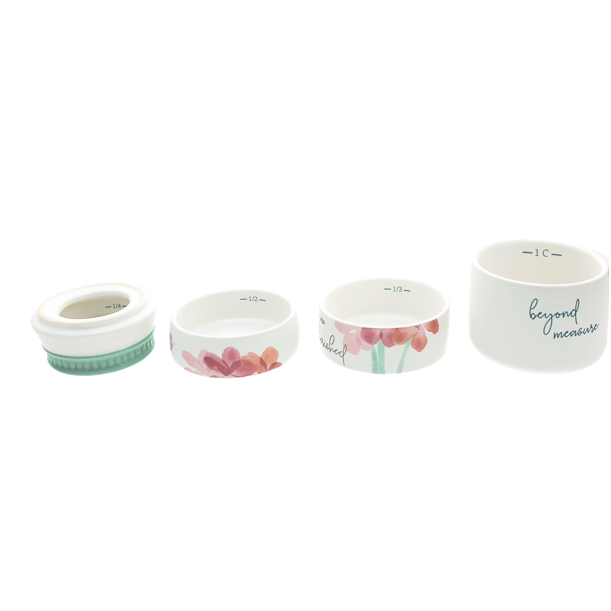 Pavilion 300770 Cherished Beyond Measure Stacked Measuring Cup - Set of 4