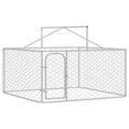thumbnail image 5 of vidaXL Outdoor Dog Kennel Dog Pen Pet Crate Kennel Playpen House with Roof, 5 of 10