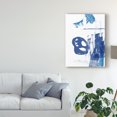 thumbnail image 3 of Blue Scribbles I' Canvas Art by Vision Studio, 3 of 4