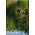 thumbnail image 2 of Foschino, Suzanne 23x32 Black Ornate Wood Framed with Double Matting Museum Art Print Titled - A Floating Garden, 2 of 4