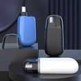 thumbnail image 2 of Tondeuse à Poils de Nez, Noir/bleu/blanc, Acier Inoxydable + Corps en ABS, Lames Lavables, 5V 3.7W, Design Portable et Compact, Tête Étanche, Adapté pour Usage Domestique et de Voyage, 2 of 8