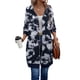 thumbnail image 2 of Sudadera con capucha ELESOL para mujer, casual, sobredimensionada, con cremallera, color block, 2 of 6