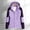 Purple, variant on Women's Rain Jacket Mountaineering Suit Puff It Rain Jacket Rain Jacket Women Windbreaker With Pocket Vintage Jackets Light Weight Spring Jacket Women Wind Breakers Jackets