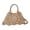 Khaki, variant on Black Mini Bat Design Chain Shoulder Bag 10X5.3X2.7 Inch Pu Leather Crossbody Purse For Women Fashion Accessory Casual Outing Commuting