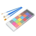 thumbnail image 3 of Juego De Paleta De Aceite De Pintura Para Carrocería, Kit De Pintura De Carrocería De Carrocería Multipropósito De 20 Colores Fácil De Usar Para Efectos Especiales, 3 of 7