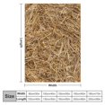 thumbnail image 2 of sunny natural hay straw Throw Blanket Sofa Quilt Sofa Blanket Blankets For Baby Extra Large Throw Blanket, 2 of 6