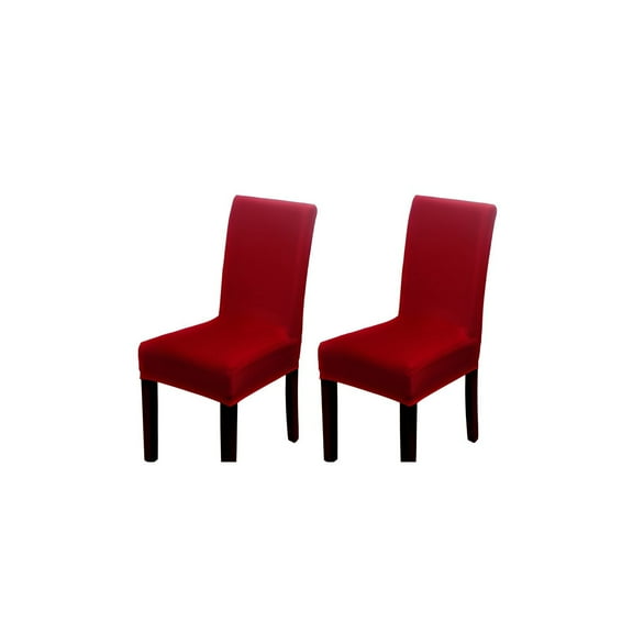 AUQ 2Pcs Chair Covers for Dining Chairs,Chair Covers for Party,20*23*20" Dining Chair Seat Covers