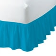thumbnail image 3 of 100% Egyptian Cotton 1 PCs Ruffled BedSkirt 15 inches (Turquoise Blue,Queen), 3 of 5