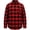 00&Red108, variant on Tiijoy Girls Long Sleeve Button Up Shacket Casual Flannel Shirt Jacket, Black, Sizes 4-14
