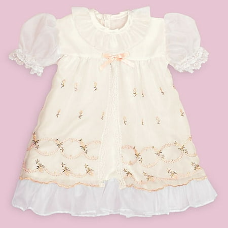 Precious Blessings Girl's Embroidered Special Occasion/Christening Dress
