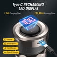 thumbnail image 5 of Prozing Electric Head Shaver for Bald Men, IPX7 Waterproof Electric Shaver 7D Rotary Razor with Travel Case, Type-C Fast Charge, Silver, 5 of 9