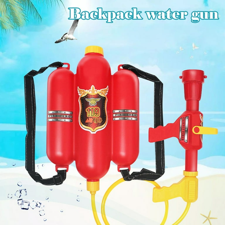 Fridja Fireman Backpack Water Shooter Blaster Water Guns Beach Toy and Outdoor Walmart