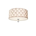 thumbnail image 1 of 4 Light Flush Mount, Polished Chrome Finish - Winter Gold Shade, 1 of 1