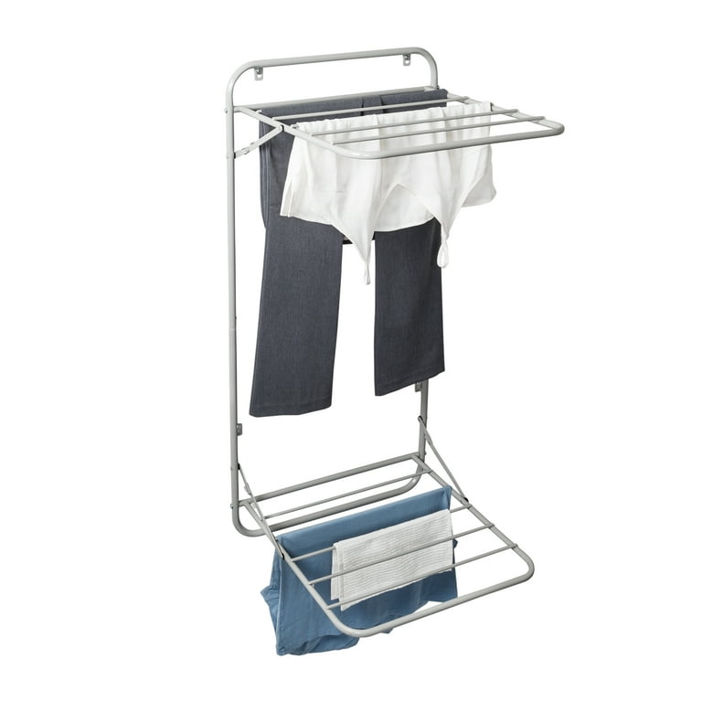 Honey-Can-Do 1-Tier 18.5-in Metal Drying Rack in the Clotheslines