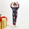 thumbnail image 5 of URMAGIC Christmas Family Matching Pajamas Long Sleeve Reindeer Ear Hooded Onesie Pjs, 5 of 11
