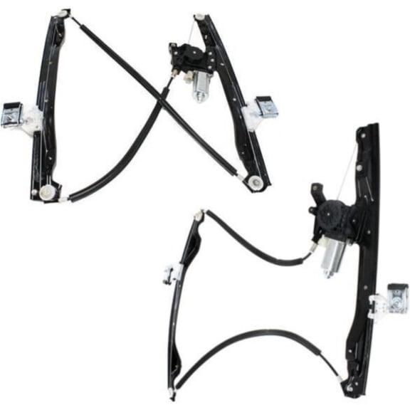 Power Window Regulator For Buick Chevy GMC Isuzu Olds Saab Set of 2 Front