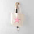 thumbnail image 5 of CafePress - Pink Starfish Tote Bag - Unisex Canvas Tote Bag, Beige, 1-Piece, 5 of 7