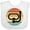 AA-White, variant on Inktastic Scuba Diver Retro Sunset Diving Boys or Girls Baby Bib