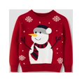 thumbnail image 1 of Suéter Jersey de dibujos animados para niños Estilo navideño Algodón Manga larga Top Traje de vacaciones Cgtredaw Rojo T 4-5 años Única para Niño, 1 of 9