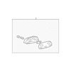 Genuine OE Porsche Interior Lamp - 996-632-053-10