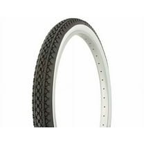Duro Beach Cruiser Bike Tire 26 in x 2.125 in, Black and White