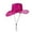 Hot Pink, variant on TYGHBN Western Cowboy Casual Style Hat for Party Masquerade Cowboy Hat Cowboy Birthday Sparkly Cowboy Hats for Girls Boy Hat S A Hat Leather Top Hat Pattern Hats Women Cowboys Hat Mini Sombrero Hats