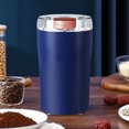 thumbnail image 3 of Frogued 1 Set 350ML Electric Grinder Semi-automatic 4 Sharp Blades Strong Power High Rotation Speed Low Noise Coffee Grinder Kitchen Supply (Dark Blue,US Plug), 3 of 13