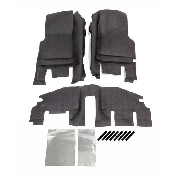 Bedrug BTTJ97F Jeep Bedtred 97-06 TJ/LJ Front 3Pc Flr Kit (W Cntr Cnsl) - Ht Shlds Fits select: 1997-2005 JEEP WRANGLER / TJ, 2006 JEEP WRANGLER / TJ X