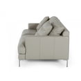 thumbnail image 3 of Contemporary 75" Light Grey Leather Sofa, 3 of 3