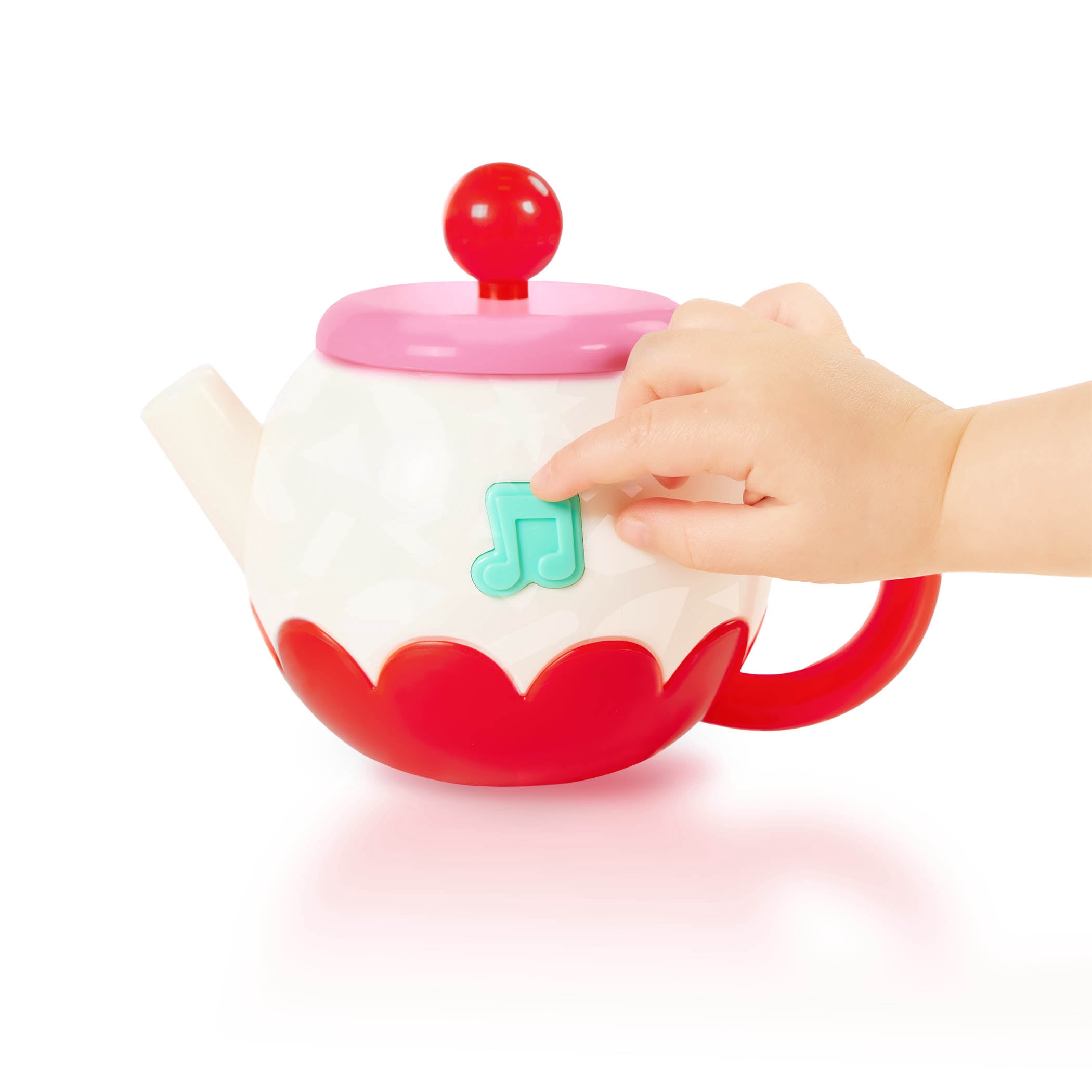 Battat Whistle & Sing Tea Set Musical Teapot with Accessories, Toddler and Preschool Toys