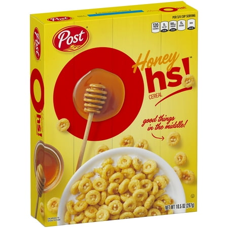 Post Honey Graham Oh's Cereal 10.5 oz. Box
